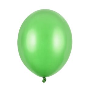 Balónek latexový metalický 30 cm zelené jablko 1 ks