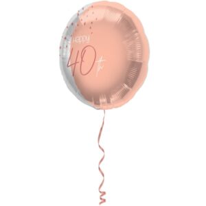 Balónek fóliový HB 40 Elegant Lush Blush 45 cm