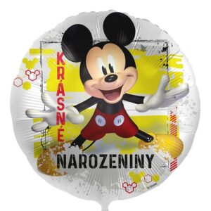 Balónek fóliový Mickey Krásné narozeniny 43 cm