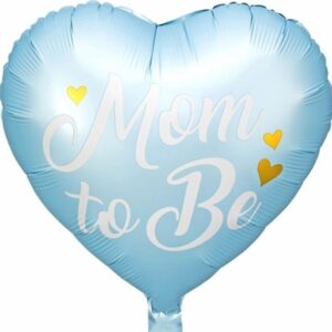 Balónek fóliový Mom to Be modrý 35 cm