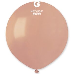 Balónek latexový mlhavě růžový 48 cm 1 ks
