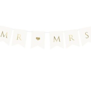 Banner Mr & Mrs 15 x 85 cm