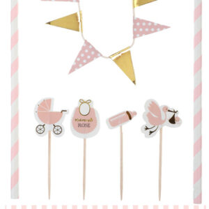 Dekorace na dort Pink Baby