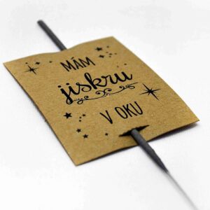 Kartičky na svatební  prskavky -  Nature 5+2