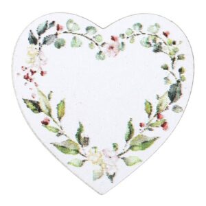 Konfety dřevěné Green Wedding 3 x 3 cm 10 ks