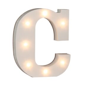 Led písmeno svíticí C 16 cm