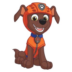 Nálepka 3D Tlapková patrola Zuma  8.5 x 21cm