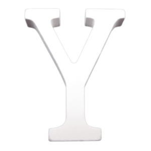 Písmeno Y dřevěné dekorační 8cm