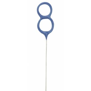 Prskavka glitrová číslice 8 modrá 17