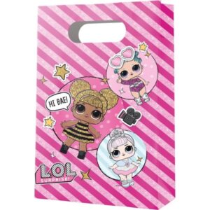 Sáčky dárkové papírové LOL Glitterati 4 ks