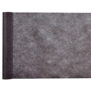 Šerpa / běhoun na stůl - netkaná textilie černá 10 m x 30 cm