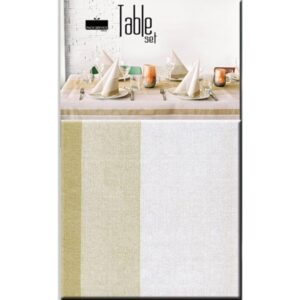 Set ubrus 140 x 240 cm a ubrousky 44 x 44 cm 10 ks Airlaid Stoff Oro