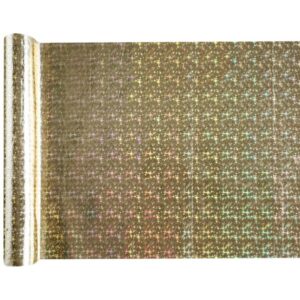 Stolová šerpa třpytivá zlatá 27cm/3m