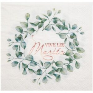 Svatební ubrousky  Lístkový věneček 16