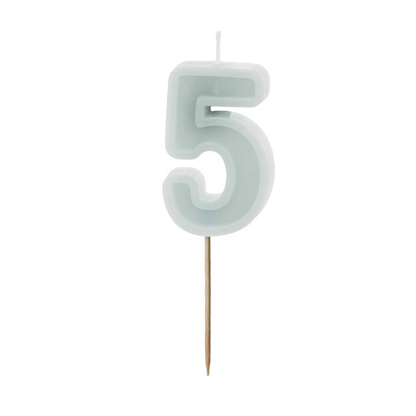 Svíčka narozeninová "5"
