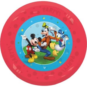 Talířek plastový opakovaně použitelný Mickey Mouse 21cm 4ks