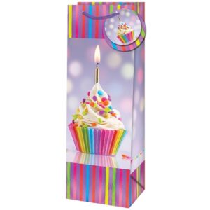 Taška dárková na láhev s motivem muffinu 12