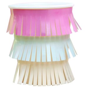 Tropical party - Kelímky papírové s třásněmi 8 ks