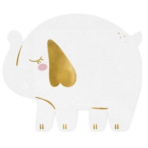 Ubrousky papírové Slon bílý 16 x 13