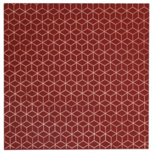 Ubrousky papírové červené Krychličky zlaté 16