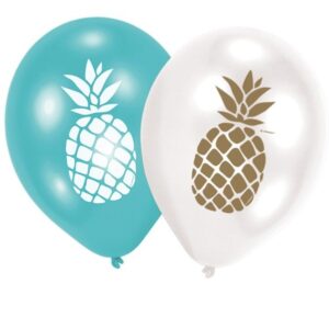 Balónky latexové Ananas 6 ks – 27 cm