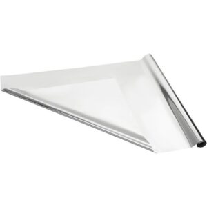 Dekorační fólie metalická stříbrná 0