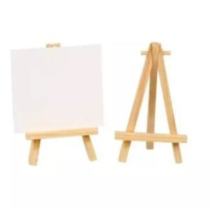 Sada mini dřevěných stojanů 8 cm 6 ks