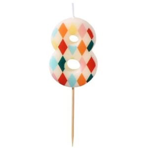 Svíčka narozeninová cirkus číslo 8