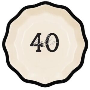 Talířky papírové Hello 40 18 cm 6 ks