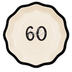 Talířky papírové Hello 60 18 cm 6 ks