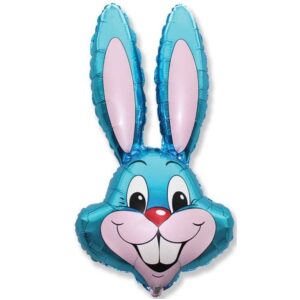 Balónek fóliový Králíček modrý  60 cm