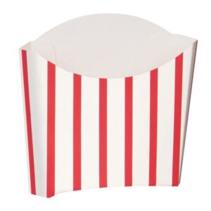 Krabičky na snack červeno-bílé 8 ks