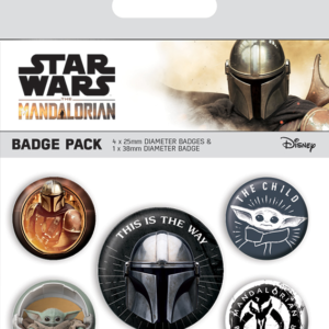 Odznak smalt Mandalorian