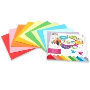 Sada barevných papírů 20x20 cm