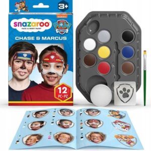 Set barev na obličej Tlapková patrola Chase a Marshall