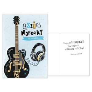 Přání Rozjeď narozky kytara