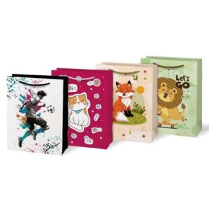 Taška dárková dětská 19x25x10 cm MIX