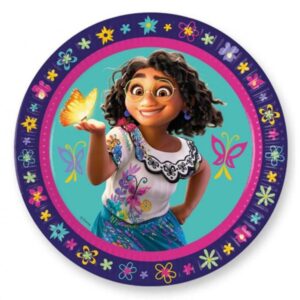 Encanto Talíře papírové  23 cm 8 ks