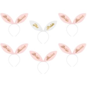 Čelenky Králičí uši na rozlučku se svobodou 6 ks