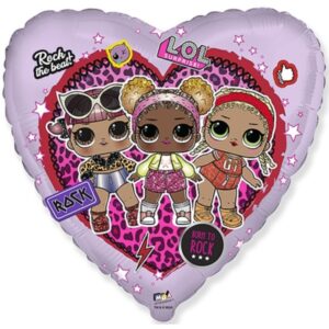 LOL Rock – balónek fóliový 45 cm