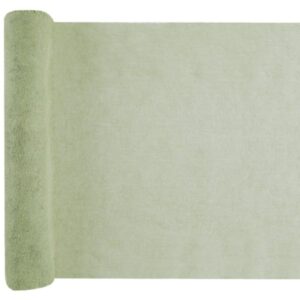 Šerpa stolová bavlněná olivová 36 cm x 5 m