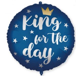 Balónek fóliový King for the day 46 cm