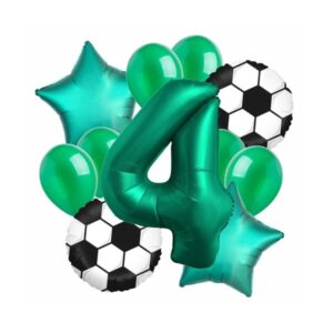 Balónkový buket 4. narozeniny Fotbal