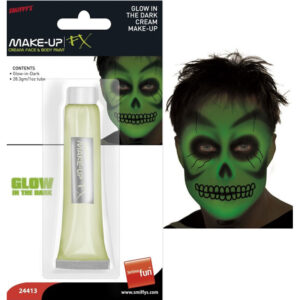 Barva na obličej zelená svítící