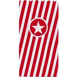 Box na popcorn červený 6 ks