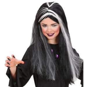 Paruka čarodějnická se svítícími pramínky 1ks