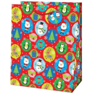 Taška dárková Medium Vánoční motivy pro děti 19 x 10