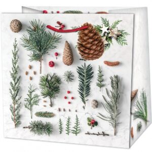 Taška dárková Medium Větvičky 20 x 20 x 9 cm