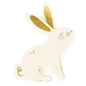 Velikonoční ubrousky papírové -  Zajíc 14 x 15 cm  20 ks