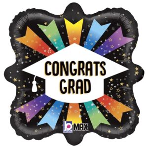Balónek fóliový "Congrats Grad" 46 cm